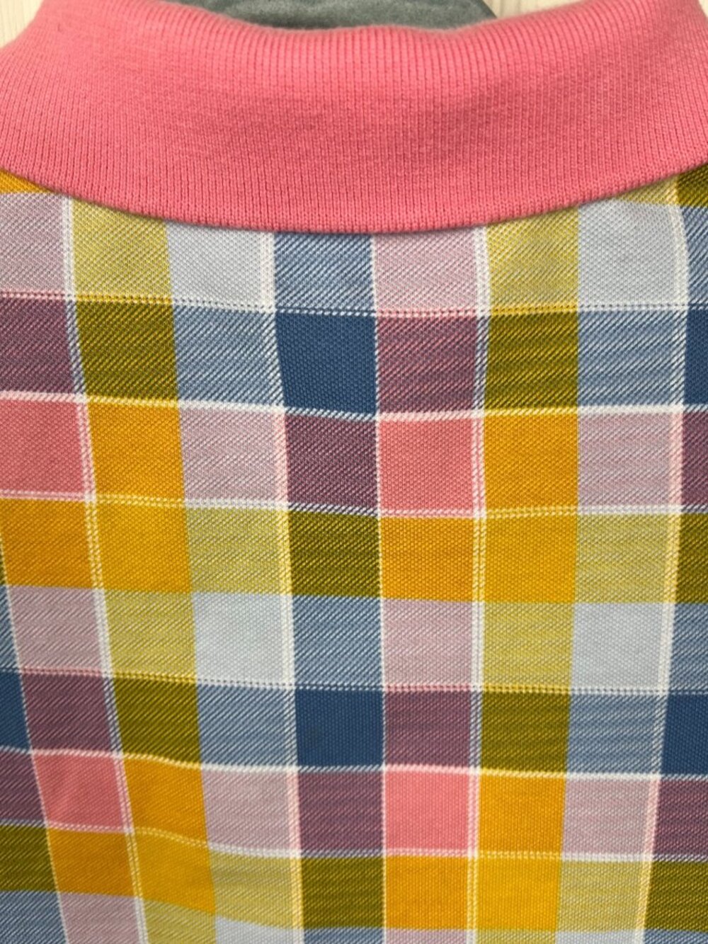 Lands' End Pastel Plaid Golf Shirt - Picture 8 of 12